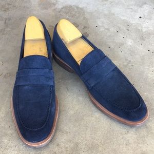 Calvin Klein Men’s blue suede shoes